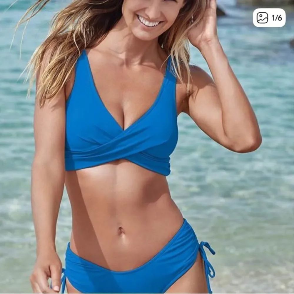 Take 50% OFF- VENUS Bright Blue Bikini Set, Size-10